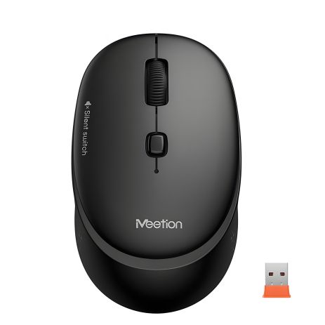 Бездротова миша MEETION 2.4G Wireless Office Mouse R571, 1000, 1200, 1600 DPI, 1хAA, black Бездротова миша MEETION 2.4G Wireless Office Mouse R571, 1000, 1200, 1600 DPI, 1хAA, black