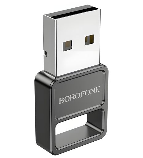 Bluetooth адаптер BOROFONE DH8, USB, BT5.1, 2.4G, Black Bluetooth адаптер BOROFONE DH8, USB, BT5.1, 2.4G, Black