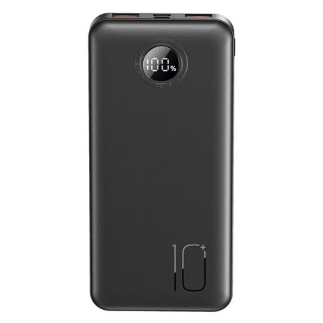 Повербанк XO PR238 USB-C 20W, USB-A 22.5W 10000 mAh Чорний