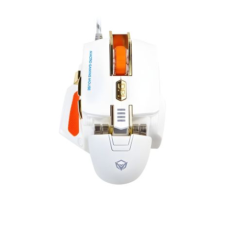 Мышь MEETION Backlit Gaming Mechanical Mouse RGB MT-M975 white