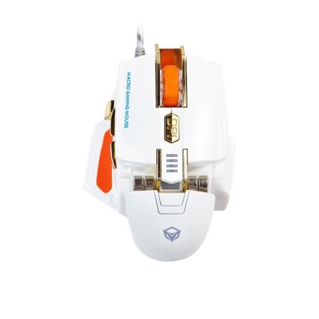 MEETION White Mechanical Gaming Mouse RGB MT-M975 Backlit
