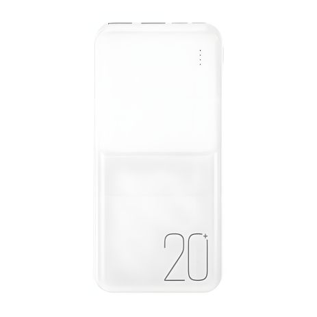 Повербанк XO PR252 Lighted Mobile Power 20000 mAh Білий Повербанк XO PR252 Lighted Mobile Power 20000 mAh Білий