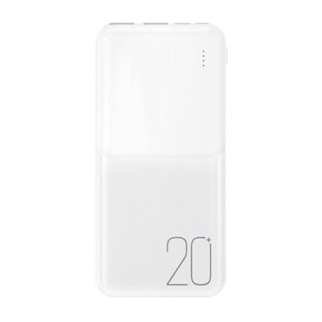 Повербанк XO PR252 Lighted Mobile Power 20000 mAh Белый