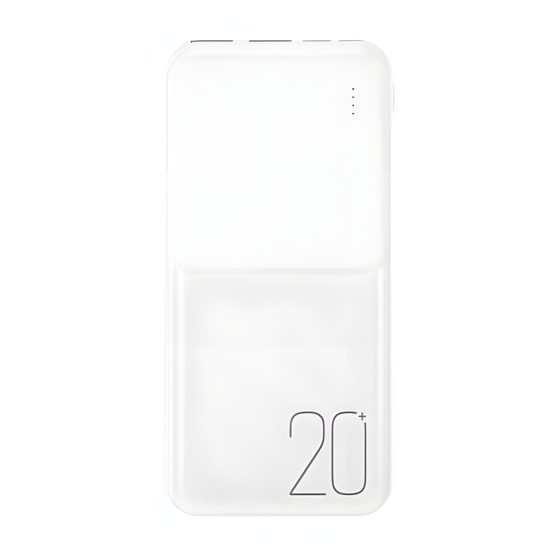 Повербанк XO PR252 Lighted Mobile Power 20000 mAh Білий Повербанк XO PR252 Lighted Mobile Power 20000 mAh Білий
