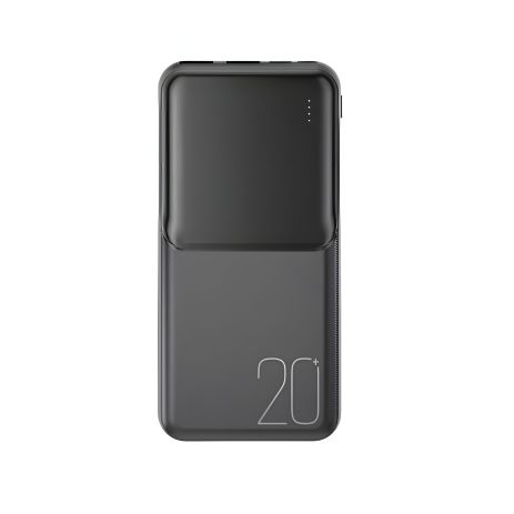 Повербанк XO PR252 Lighted Mobile Power 20000 mAh Чорний Повербанк XO PR252 Lighted Mobile Power 20000 mAh Чорний