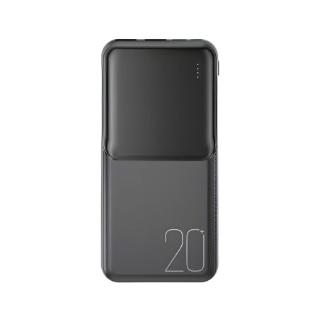 Повербанк XO PR252 Lighted Mobile Power 20000 mAh Чорний