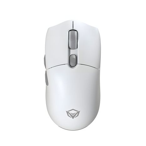 MEETION Wired+2.4G+Bluetooth GW33 Gaming Mouse |6 Keys, 10000dpi, 25-60h, RGB| white