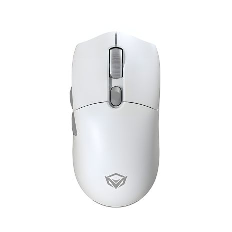 MEETION Wired+2.4G+Bluetooth GW33 Gaming Mouse |6 Keys, 10000dpi, 25-60h, RGB| white
