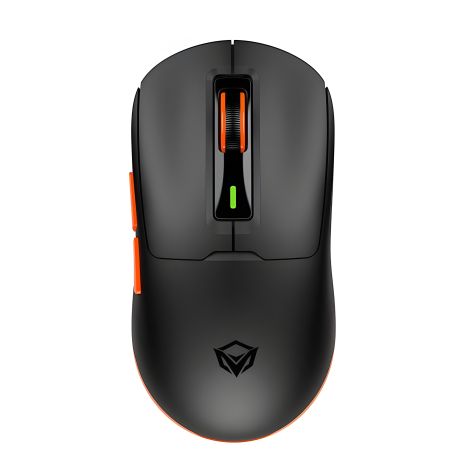 MEETION Wired+2.4G+Bluetooth GW24 Gaming Mouse |6 Keys, 8000dpi, 30-60h, RGB| black