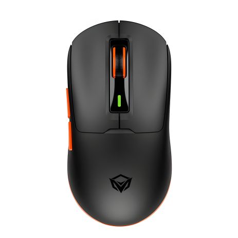 MEETION Wired+2.4G+Bluetooth GW24 Gaming Mouse |6 Keys, 8000dpi, 30-60h, RGB| black