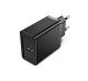 Зарядний пристрій Vention 1-port USB Wall Charger(12W) EU-Plug Black (FAAB0-EU) Зарядний пристрій Vention 1-port USB Wall Charger(12W) EU-Plug Black (FAAB0-EU)