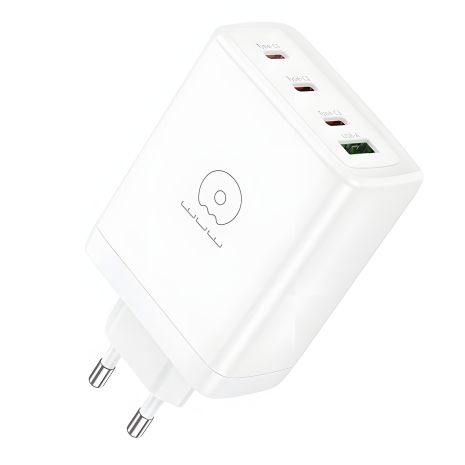 Зарядний пристрій WUW-C158 1USB 3Type-C PD100W white Зарядний пристрій WUW-C158 1USB 3Type-C PD100W white