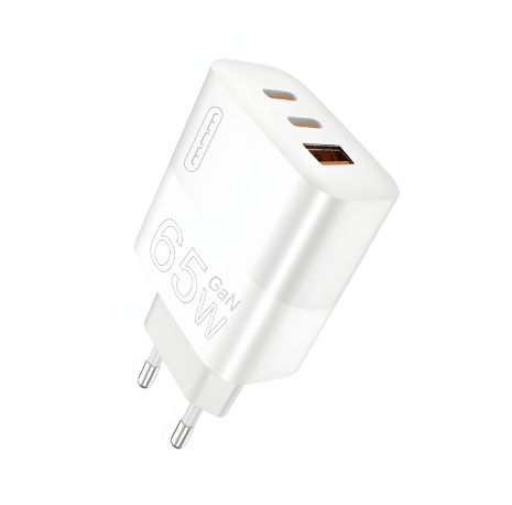 Зарядний пристрій WUW-C199 PD65W+PD20W+QC18W GaN C white Зарядний пристрій WUW-C199 PD65W+PD20W+QC18W GaN C white