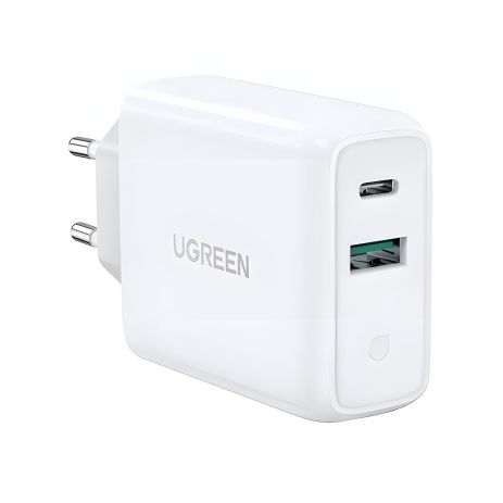Зарядний пристрій 38W Type-C UGREEN CD170 Wall Charger EU (White) (UGR-60468)