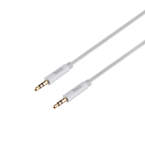 AUX кабель Hoco UPA19 Jack 3.5 to Jack 3.5 1m сірий