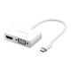 Адаптер UGREEN USB Type C to HDMI + VGA Converter (White) Адаптер UGREEN USB Type C to HDMI + VGA Converter (White)