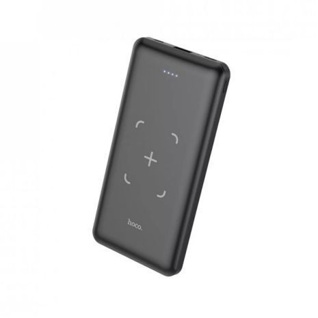 Повербанк HOCO J50 Surf wireless charging mobile power bank(10000mAh) Black
