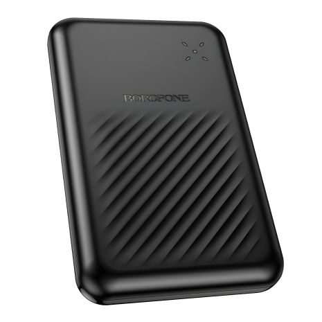 Повербанк Borofone BJ30 Starlight 22.5W, PD20W, 10000 mAh, Чорний Повербанк Borofone BJ30 Starlight 22.5W, PD20W, 10000 mAh, Чорний