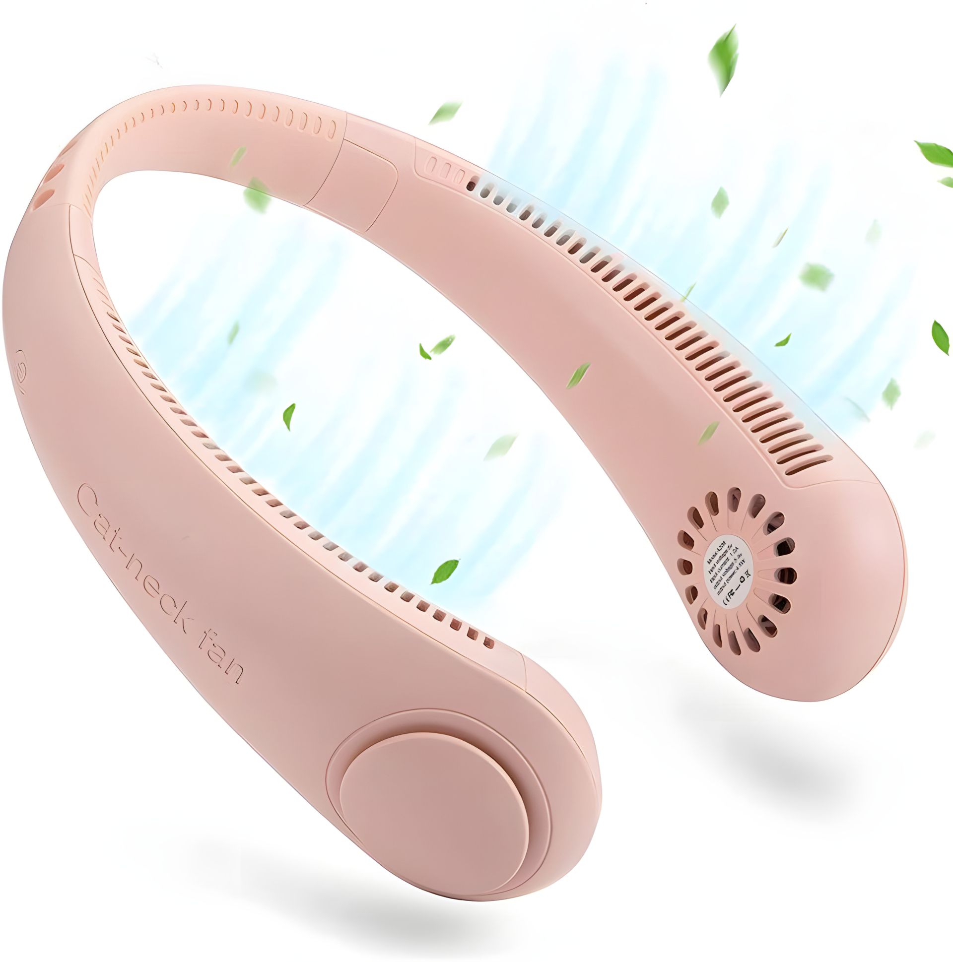 Міні акумуляторний вентилятор на шию A206 (рожевий) Міні акумуляторний вентилятор на шию A206 (рожевий)