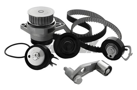 Насос водяной + комплект ГРМ для AUDI A2, SEAT LEON, VW BORA, AIRTEX (WPK168201)