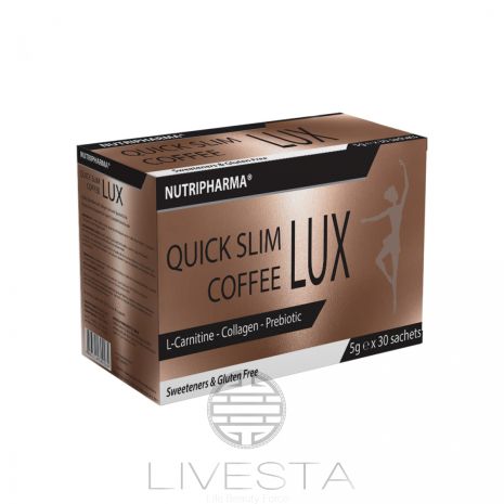 Кофе для похудения Quick Slim Lux, 30 саше по 5 г