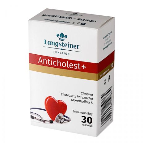 Дієтична Добавка Антихолестерин Langsteiner, 30 капсул