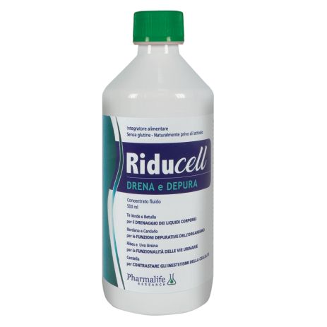 Пищевая добавка для выведения излишней жидкости Riducell Дренаж и очистка, 500 мл Пищевая добавка для выведения излишней жидкости Riducell Дренаж и очистка, 500 мл