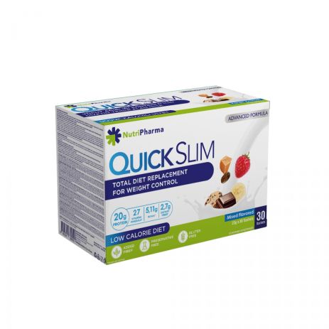 Коктейль Quick Slim «Микс вкусов», 30 саше по 23 г
