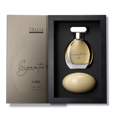 Чоловічий парфумерний набір EDP+мило Core THALIA Signature, 50 мл+100 г 