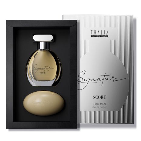 Чоловічий парфумерний набір EDP+мило Score THALIA Signature, 50 мл+100 г Чоловічий парфумерний набір EDP+мило Score THALIA Signature, 50 мл+100 г