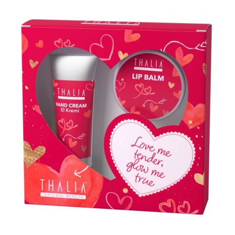 Подарочный набор для губ и рук THALIA, 12 г+30 мл
