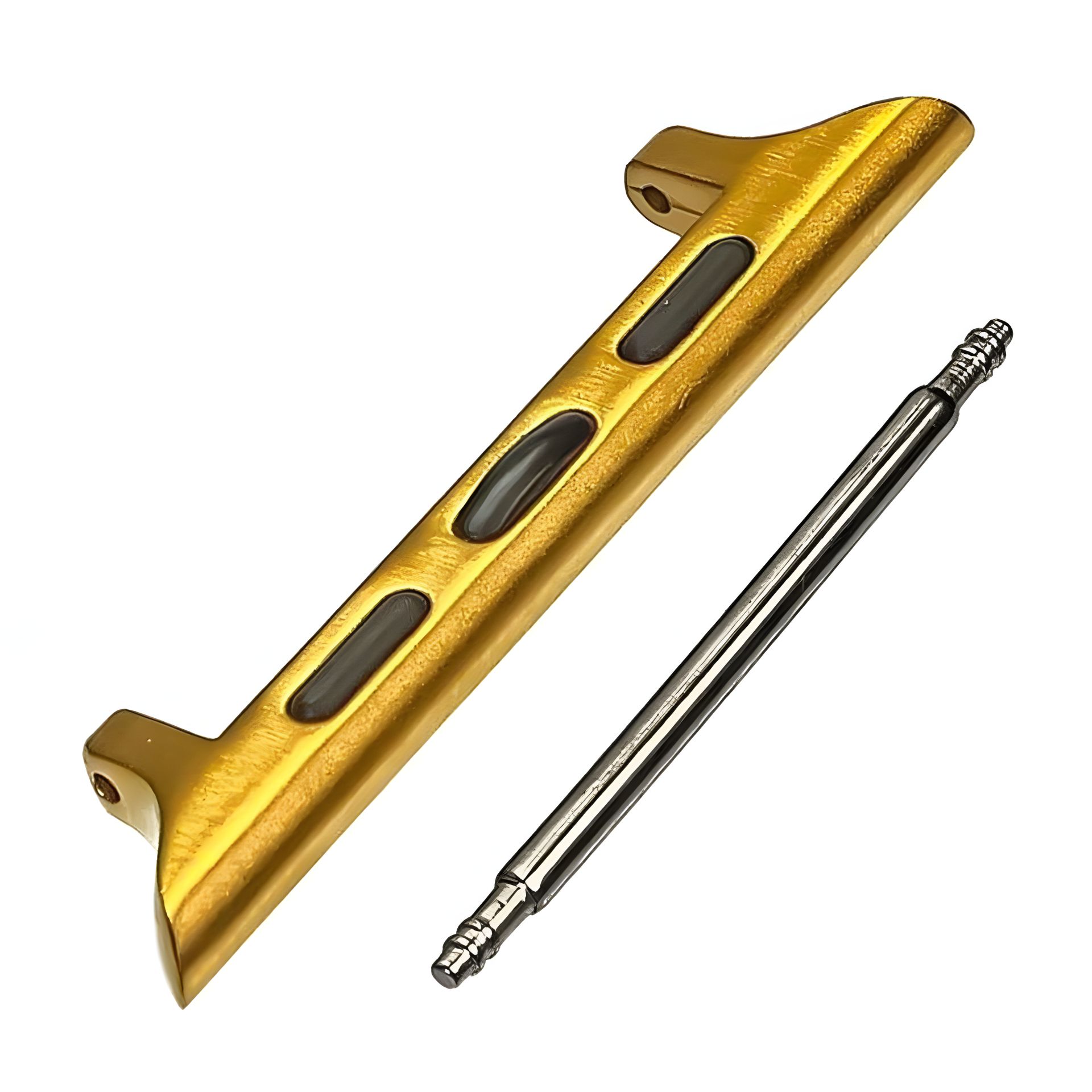 Золотистий перехідник на універсальний ремінець для Apple Watch 38mm, 40mm на шпильці Золотистий перехідник на універсальний ремінець для Apple Watch 38mm, 40mm на шпильці