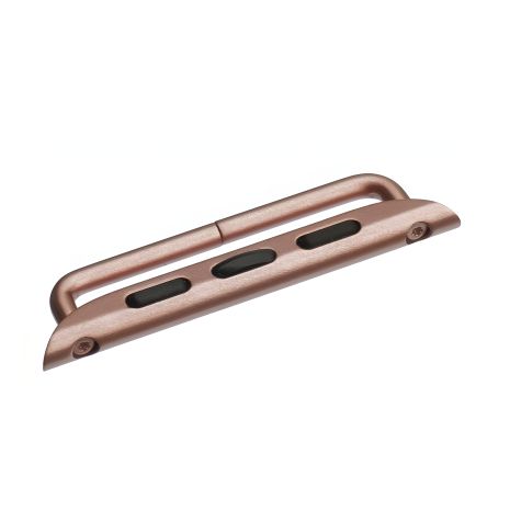 Переходник на универсальный ремешок для Apple Watch 38mm/ 40mm на болтах розовый