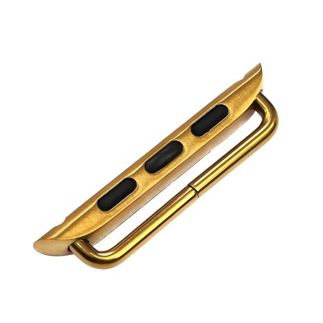 Перехідник на універсальний ремінець для Apple Watch 38mm, 40mm на гвинтах золотистий