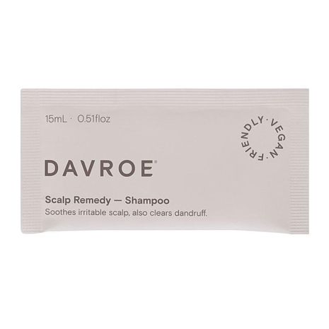 Заспокійливий шампунь DAVROE Scalp Remedy Shampoo для догляду за шкірою голови, пробник саше 15 мл
