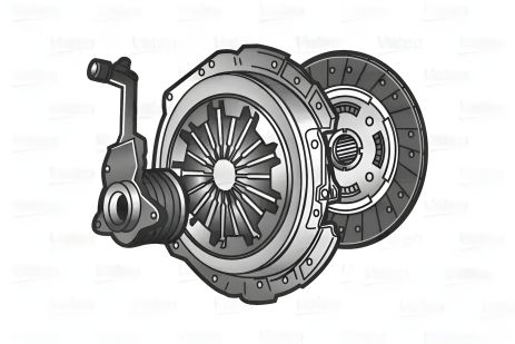 Комплект зчеплення VOLVO V50, FORD ECOSPORT, FORD FIESTA, VALEO (834071) Комплект зчеплення VOLVO V50, FORD ECOSPORT, FORD FIESTA, VALEO (834071)