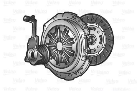 Комплект зчеплення MAZDA 2, FORD FUSION, FORD FIESTA, VALEO (834464)