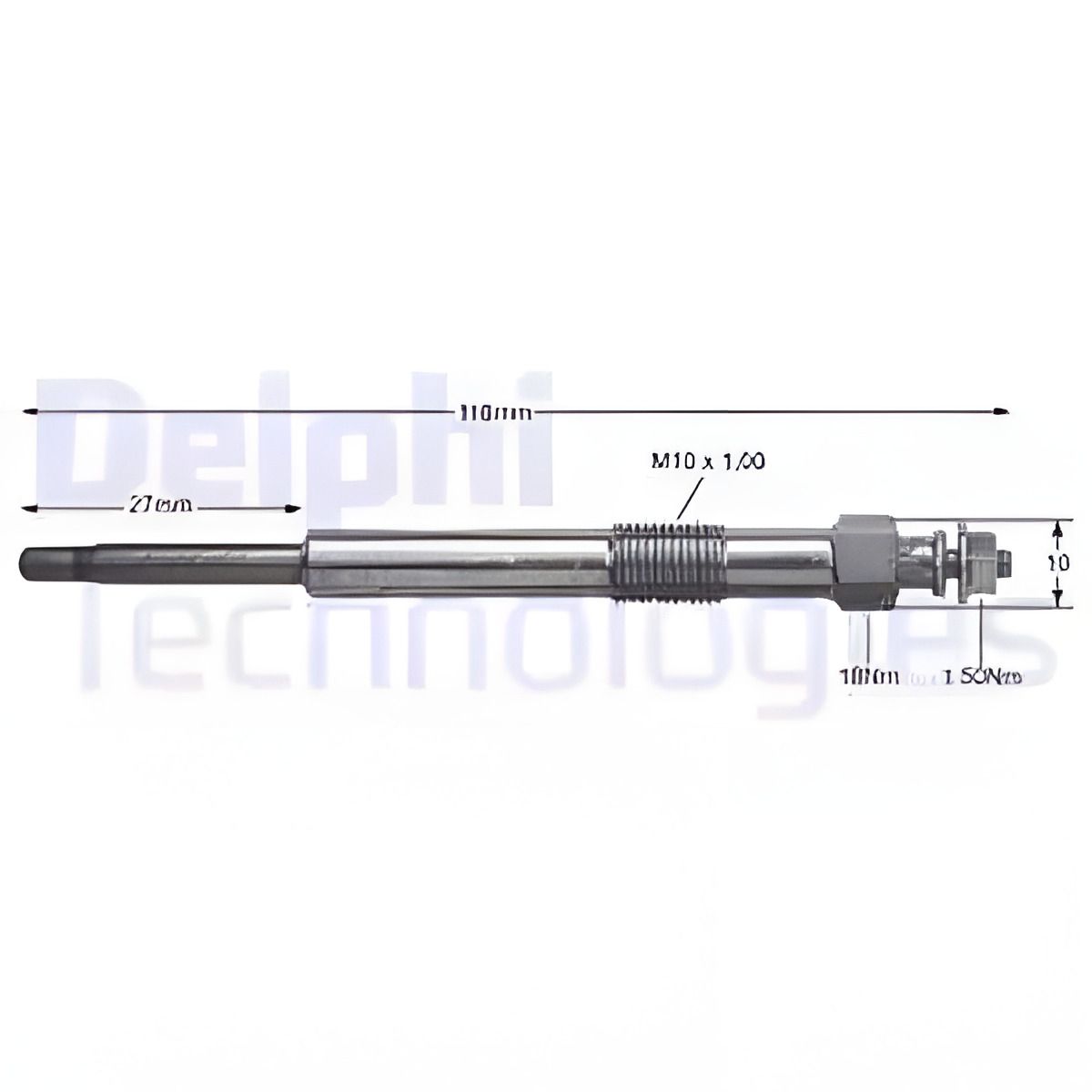 Свічка розжарювання DELPHI (HDS406) Свічка розжарювання DELPHI (HDS406)