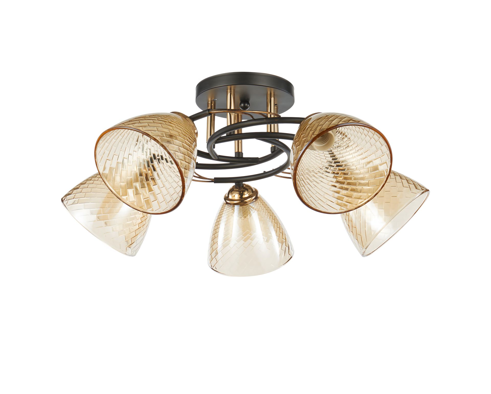 Люстра декоративная INTEREES V 70241-5 BK+FG+BG Люстра декоративная INTEREES V 70241-5 BK+FG+BG