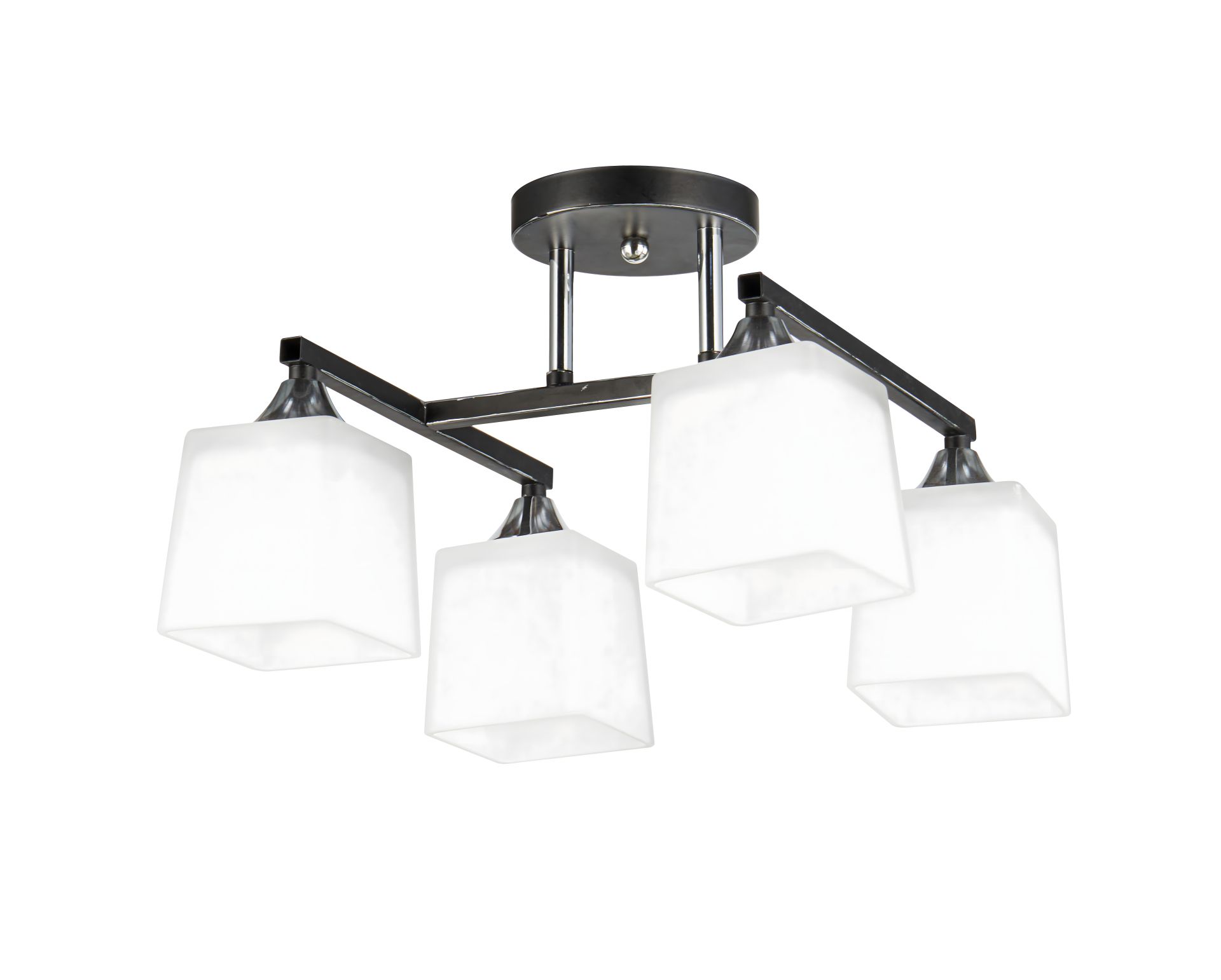 Декоративна люстра INTEREES V BK+CR 5017-4 Декоративна люстра INTEREES V BK+CR 5017-4