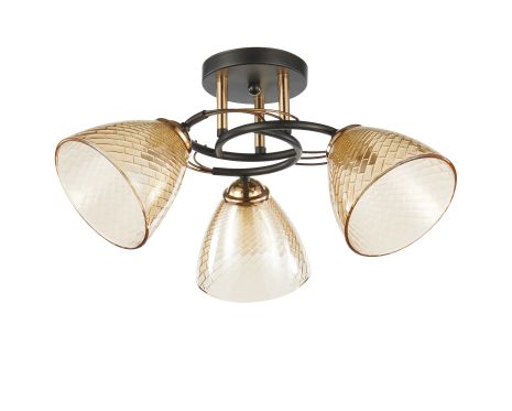 Декоративная люстра INTEREES V 70241-3 BK+FG+BG Декоративная люстра INTEREES V 70241-3 BK+FG+BG