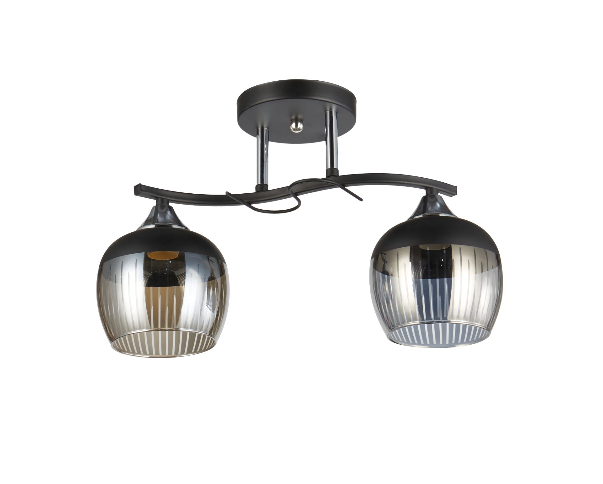 Декоративная Люстра INTEREES IS 5004-2 BK+CR Декоративная Люстра INTEREES IS 5004-2 BK+CR