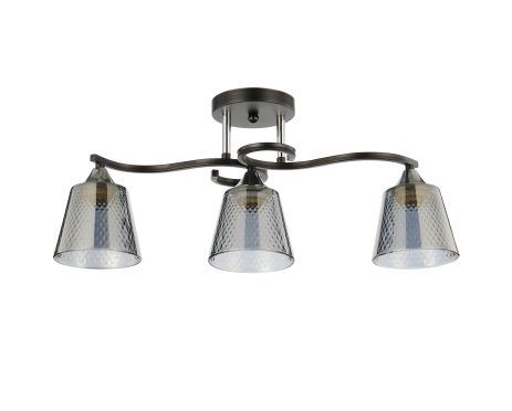 Декоративна люстра INTEREES IS 6089-3 BK+CR Декоративна люстра INTEREES IS 6089-3 BK+CR