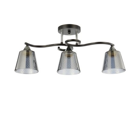 Декоративна люстра INTEREES IS 6089-3 BK+CR Декоративна люстра INTEREES IS 6089-3 BK+CR