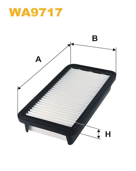 Воздушный фильтр HYUNDAI ACCENT, KIA RIO, WIX FILTERS (WA9717)