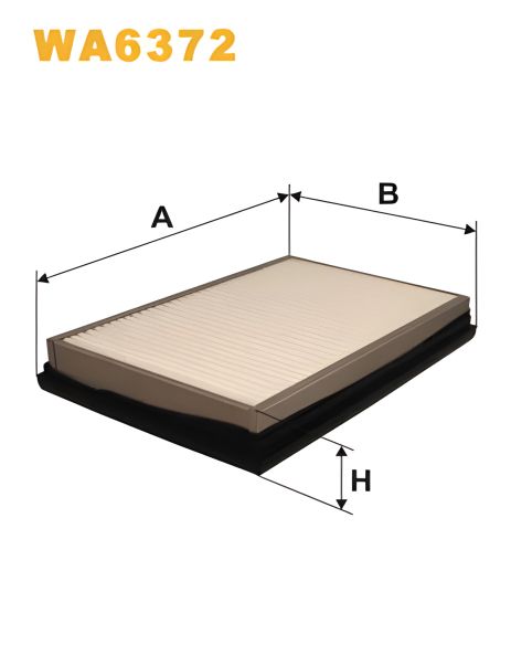 Повітряний фільтр KIA RETONA, WIX FILTERS (WA6372)