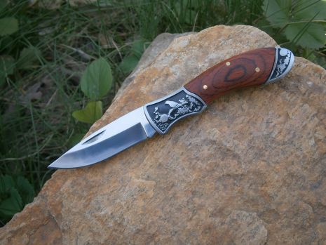 Складаний кишеньковий ніж Mini Goldfinch "Щиглик" D-101 в чохлі / 16,5 см