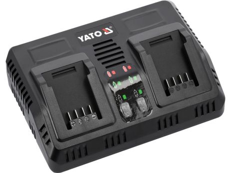 Li-Ion Battery Charger 18, 2,4A, 2 терміналу, з мережі 230 B [16] Yato YT-828499