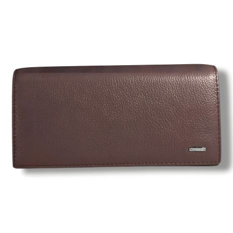 Жіночий гаманець із натуральної шкіри, фіолетовий