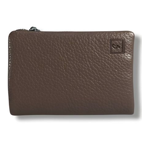 Компактний жіночий гаманець зі світло-коричневого шкірзамінника Компактний жіночий гаманець зі світло-коричневого шкірзамінника